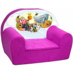 Fimex Dětské křesílko Afrika růžové – Zboží Dáma