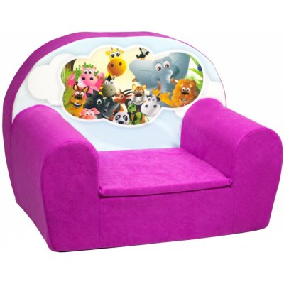 Fimex Dětské křesílko Afrika růžové – Zboží Dáma