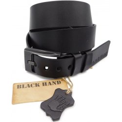 Black Hand kožený pásek 001-98 černý