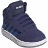 Dětské kotníkové boty adidas Hoops Mid 2.0 I modrá