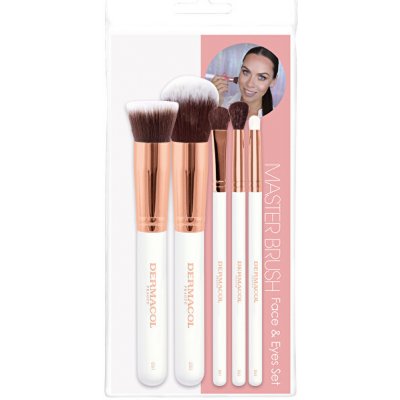 Dermacol Sada kosmetických štětců Rose Gold D51, D55, D81, D82, D83 – Zboží Dáma