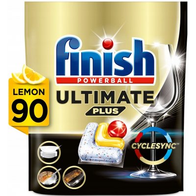 Finish Powerball Ultimate Plus All in1 Kapsle do myčky Citron 90 ks – Hledejceny.cz