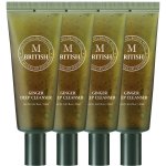 BRITISH M GINGER DEEP CLEANSER Hloubkově čisticí peelingový gel pro zdravou a vyváženou pokožku hlavy 20 ml × 4 ks – Hledejceny.cz