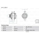 BOSCH generátor 0986046300