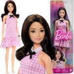 Barbie Modelka kostičkované šaty HRH21 – Zboží Dáma