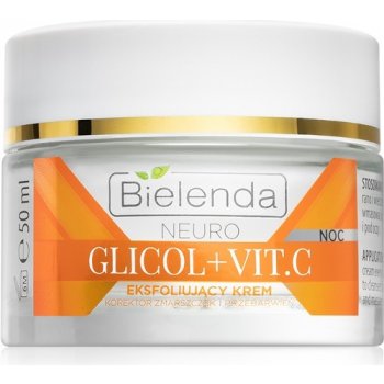 Bielenda Neuro Glicol + Vit. C noční krém s peelingovým efektem 100% Stable Vitamin C 50 ml