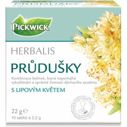 Pickwick Průdušky s lipovým květem 10 x 2.2 g