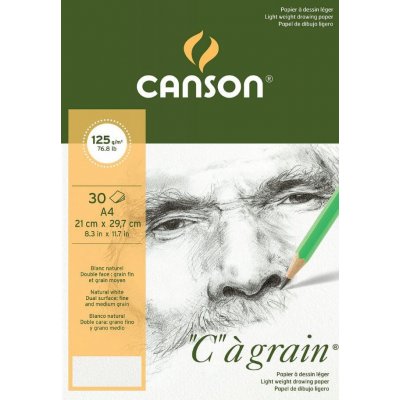 Canson C à grain Dessin A4 125g 30 archů kroužková vazba – Sleviste.cz