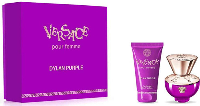 Versace Dylan Purple Dárková sada dámská parfémovaná voda 30 ml a tělové mléko 50 ml