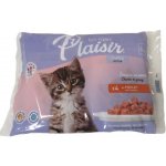 Plaisir cat Multipack pro koťata kuřecí 4 x 100 g – Zbozi.Blesk.cz