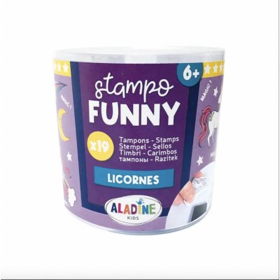 Aladine Dětská razítka Stampo Funny Jednorožci – Zbozi.Blesk.cz