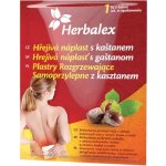 Herbalex Hřejivá náplast s kaštanem 1 ks – Hledejceny.cz
