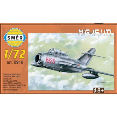 Směr Model MiG-15 UTI 15 x 14 cm v krabici 25x14x5 cm 1:72 – Sleviste.cz