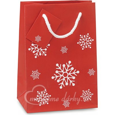 Malá papírová taška s vánočním motivem, 16x23 cm – Zbozi.Blesk.cz