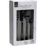 HIT Sada příborů TAVOLA 16ks černá – Hledejceny.cz