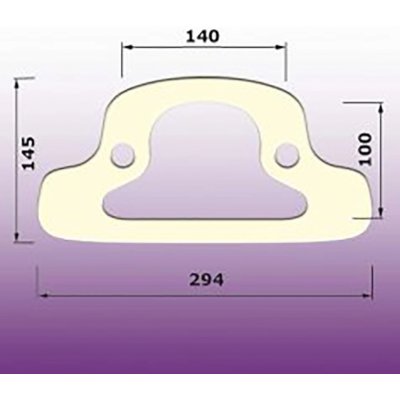 Těsnění WC kombi mezi nádrž a mísu typ B - G4/98 – Sleviste.cz