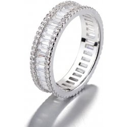 Majya Stříbrný prsten ANDRA zirkonový s čirými kamínky 10077