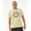 Pánské Tričko Rip Curl FILL ME UP TEE Vintage Yellow