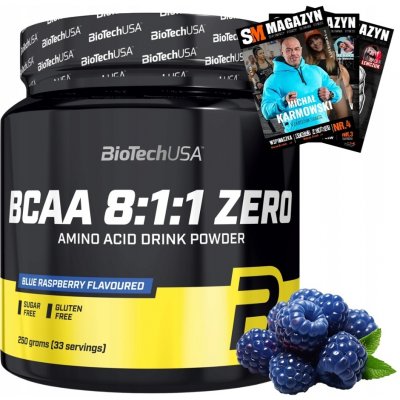 BioTech USA BCAA 8:1:1 Zero 250 g – Zboží Mobilmania