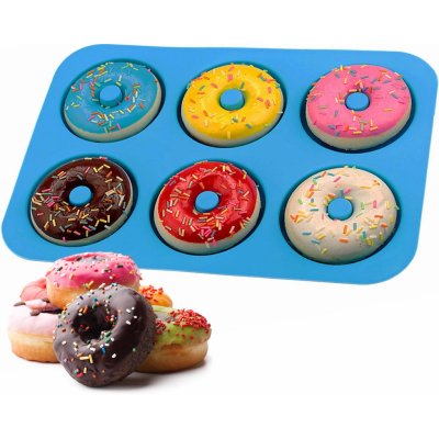 Kitchen&home AG433D silikon forma na donuty koblihy 26x18cm modrá – Hledejceny.cz