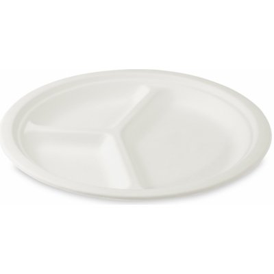 Wimex 410281 Talíř kulatý dělený na 3 porce BIO cukrová třtina Ø 26 cm – Zboží Dáma