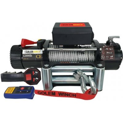 Elektrický naviják Golemwinch 12000 12V, 5,4 t, pro větší offroad, odtah - Golemtech | Zboží Auto