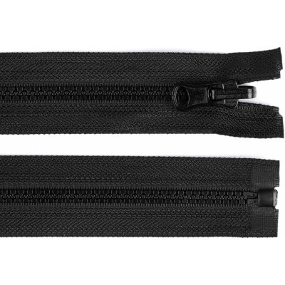 Kostěný zip No 5 délka 60 cm oboustranný, malé, černá – Hledejceny.cz