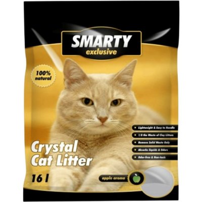 Smarty exclusive silikátové stelivo jablko 16 l – Sleviste.cz
