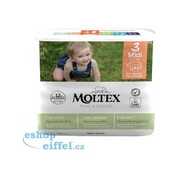 Moltex Plenky Pure & Nature Midi 4-9 kg 33 ks