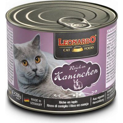 Leonardo Rich in rabbit canned 200 g