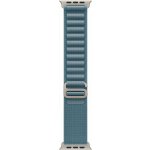 Apple Watch 49mm světle modrý Alpský tah - Medium - provedení z přírodního titanu MFTJ4ZM/A – Zboží Mobilmania