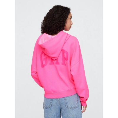 GAP Crop mikina s logem růžová – Hledejceny.cz