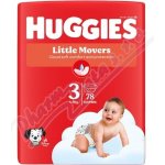 Huggies Little Movers 3 4-9 kg 78 ks – Zboží Dáma