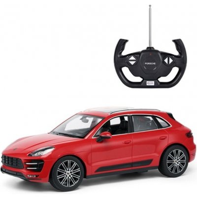 Rastar RC auto Porsche Macan Turbo SUV RTR červená 1:14