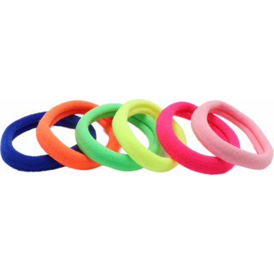 Větší barevné gumičky -průměr 5 cm, 6 ks – Zboží Dáma