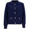 Dámský svetr a pulovr HAJO Dámský svetr 19814 609 D Strickjacke 609 marine marine