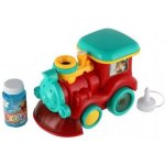 Teddies Lokomotiva s bublifukem plast 18cm na baterie se zvukem se světlem – Zboží Dáma