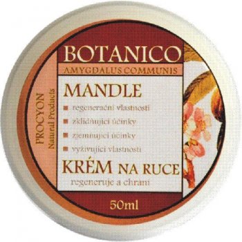 Procyon Botanico mandlový krém na ruce výživný 50 ml