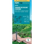 IGN mapa Volcans d'Auvergne Traversée (Přechod přes sopky Auvergne) 1:80 t. – Hledejceny.cz