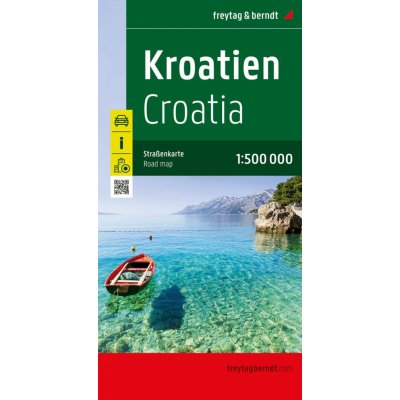 Croatia Road Map 1:500,000