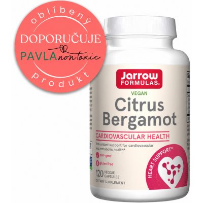 Jarrow Formulas Citrus Bergamot extrakt z citrusového bergamotu 500 mg 120 rostlinných kapslí – Hledejceny.cz