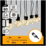 Aigostar B.V. LED Venkovní dekorační řetěz 80xLED/3,6W/230V 5m IP44 teplá bílá B103031R6 – Hledejceny.cz