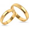 Prsteny iZlato Forever Zlaté snubní prstýnky se vzorem SKOS007