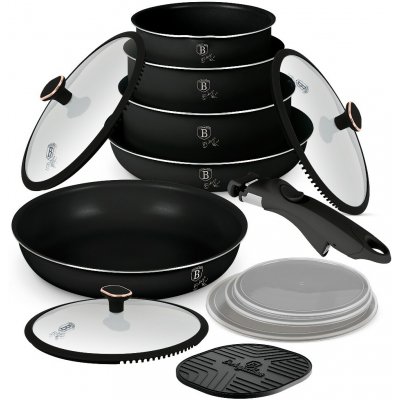 BERLINGERHAUS Sada nádobí s titanovým povrchem 13 ks Black Rose Collection BH-8419 – Zbozi.Blesk.cz