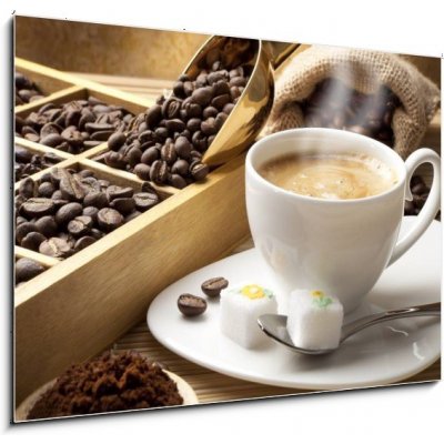Skleněný obraz 1D - 100 x 70 cm - Coffee in the world Káva na světě – Hledejceny.cz