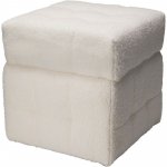 HOMESTYLING Taburet s úložným prostorem 38x38x37 cm bílá KO-NB1510850bila – Zboží Dáma