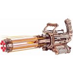 ROBOTIME Rokr 3D dřevěné puzzle Rotační kulomet 412 ks – Sleviste.cz