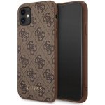 Pouzdro Guess 4G iPhone 11 hnědé – Zbozi.Blesk.cz