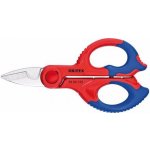 KNIPEX nůžky elektrikářské, nerez, tvrdost 56 HRC, vícesložková rukojeť se skelným vláknem 9505155SB – Hledejceny.cz