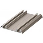 Aluprofil kolejnice spodní šířka 75 mm bronz 4 m – Sleviste.cz
